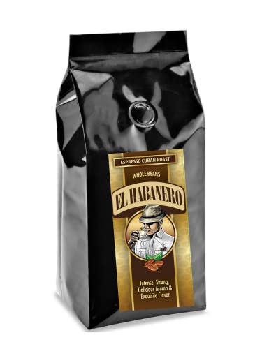 Espresso coffee El Habanero whole 2 lb - El Habanero Coffee
